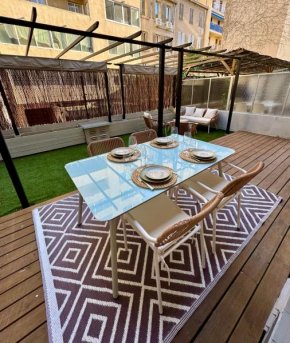 Cocon 2 pièces avec grande terrasse à Vauban